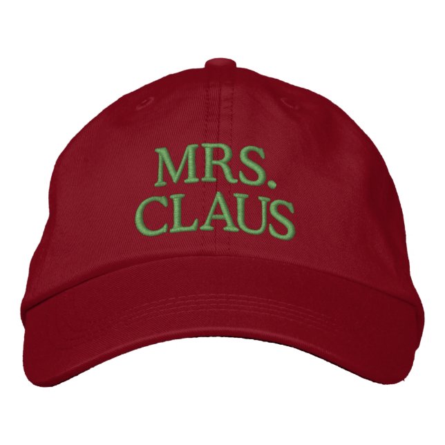 Frau Claus Bestickte Kappe (Vorderseite)