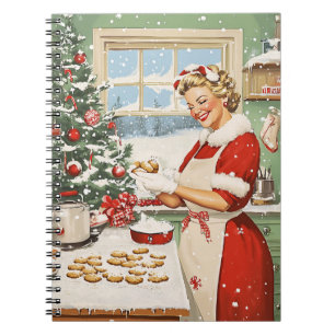 Frau Claus Holiday Baking Delight Notizblock