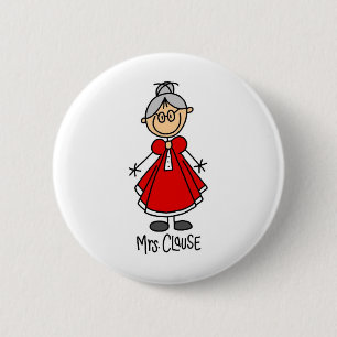 Frau Claus Knopf Button