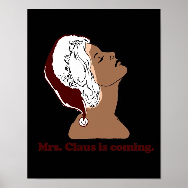 Frau Claus kommt Poster (Vorne)