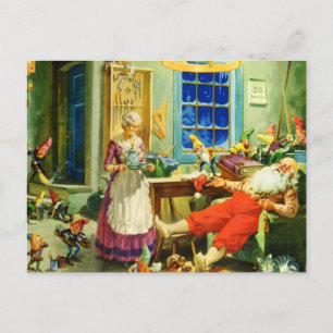 Frau Claus und Weihnachten am Weihnachtsabend