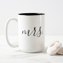 Frau Coffee Mug Zweifarbige Tasse