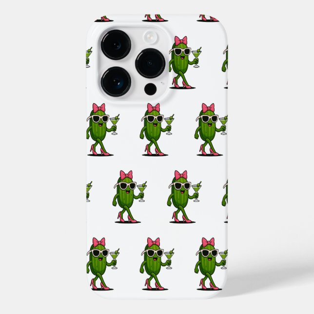 Frau Cucumber Chic Case-Mate iPhone 14 Pro Hülle (Rückseite)