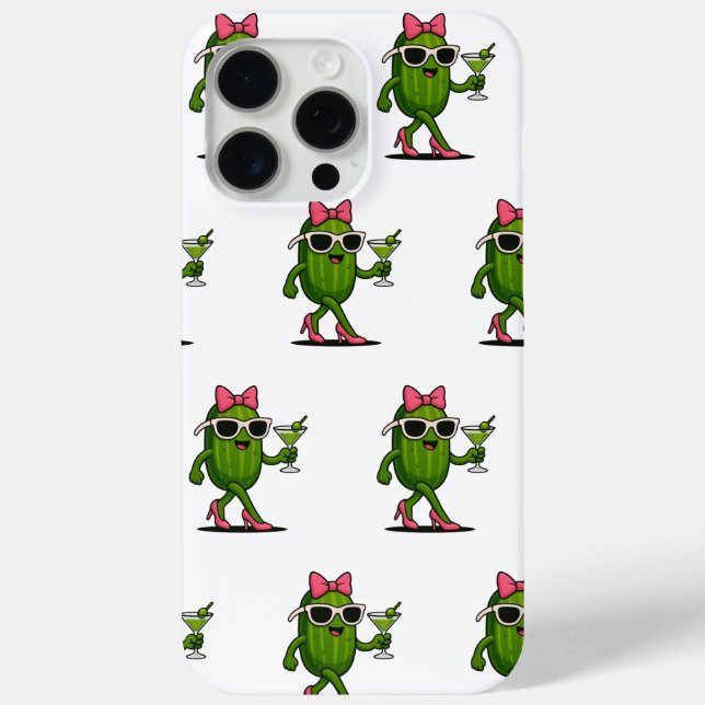 Frau Cucumber Chic Case-Mate iPhone Hülle (Rückseite)