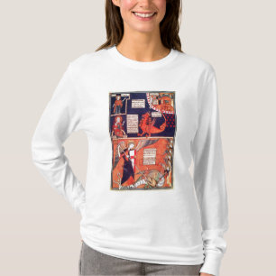 Frau der Apokalypse, die durch das Seve T-Shirt