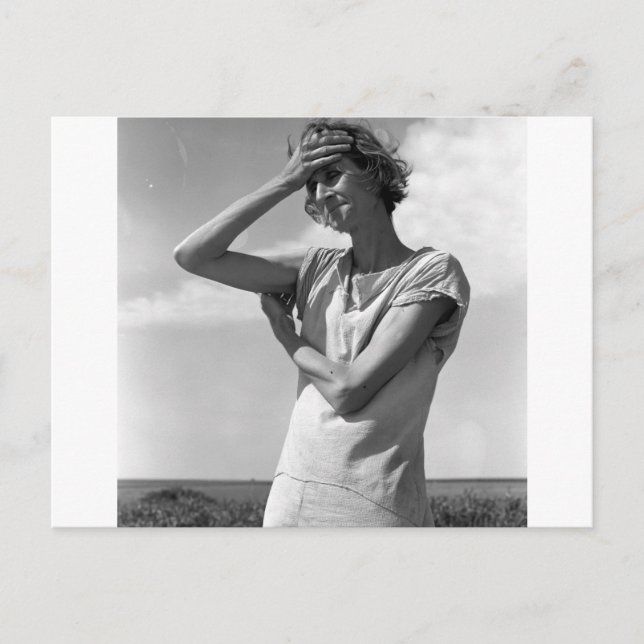 Frau der Hochebenen Postkarte (Vorderseite)