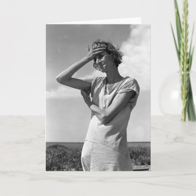 Frau der hohen Ebenen Karte (Vorderseite)