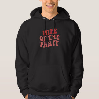 Frau der Party Wir feiern gerne Junggesellinnenabs Hoodie