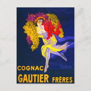 Frau der Trauben Postkarte