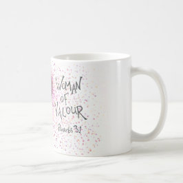 Frau der Valour-Tasse Kaffeetasse