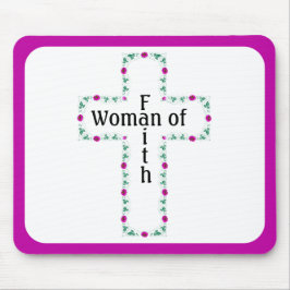 Frau des Glaubens Mousepad