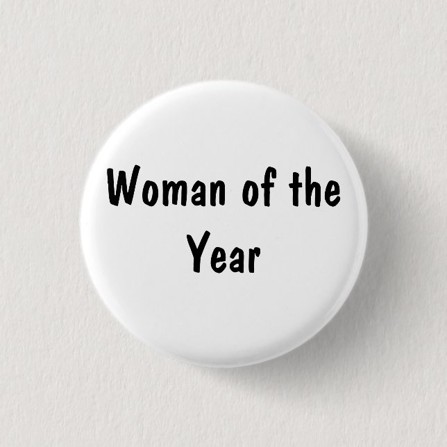 Frau des Jahres Button (Vorderseite)