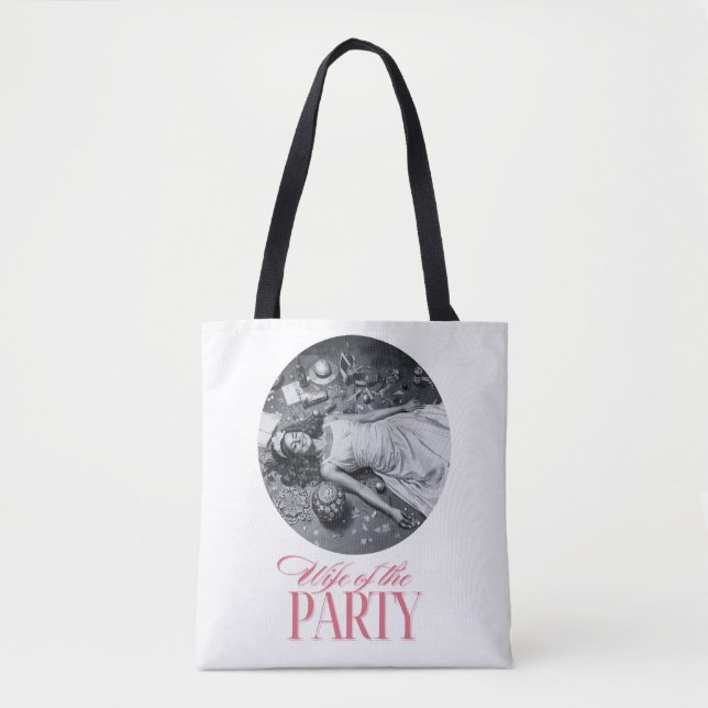 Frau des Party Designs | Brautparty Tasche (Vorderseite)
