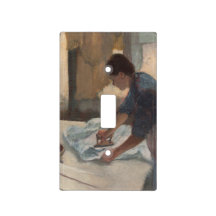 Frau, die durch Edgar Degas bügelt