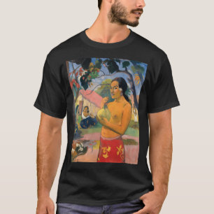 Frau, die ein Obst von Paul Gauguin hält T-Shirt