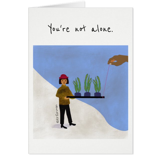 Frau, die eine Hand (Hilfe, erhält) (Vorne)