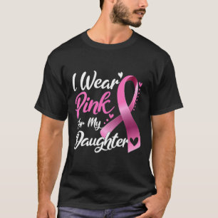 Frau, die ich für meine Tochter pink trage T-Shirt