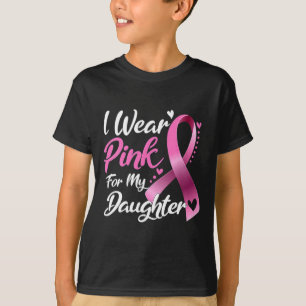 Frau, die ich für meine Tochter pink trage T-Shirt