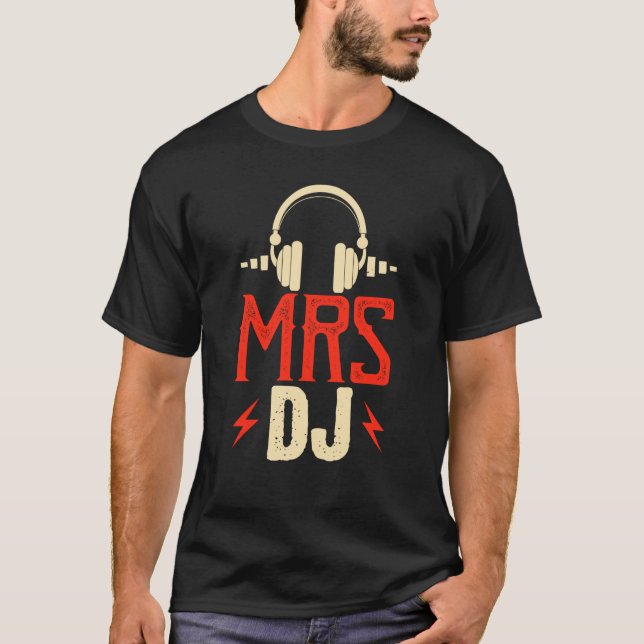 Frau DJ T-Shirt (Vorderseite)