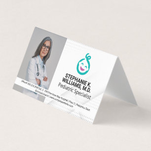 Frau Doktor   Pediatrie Baby Logo Visitenkarten