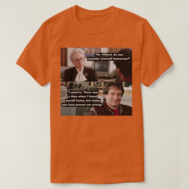 Frau Doubtfire Halten Sie sich für humorvoll T-Shirt (Design vorne)