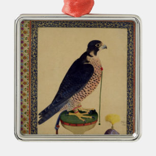 Frau E-14 Falcon, von einem Moraqqa Ornament Aus Metall