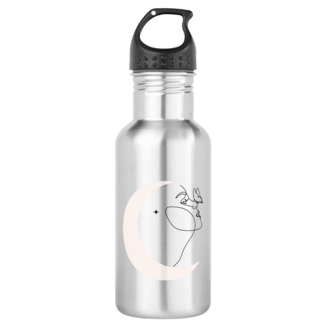 Frau Edelstahlflasche (Vorderseite)