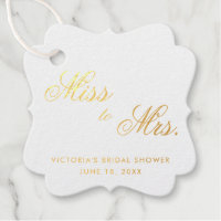 Frau Elegant Gold Foil Brautparty