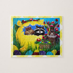 "Frau Elisabeth's Osterwelt-Jigsaw-Puzzle