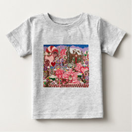 Frau Elisabeth's Peppermint World Baby T-shirt