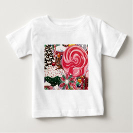 "Frau Elizabeths Peppermint World " Baby T-shirt