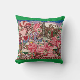 "Frau Elizabeths Peppermint World" Kissen