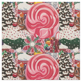 "Frau Elizabeths Peppermint World" Stoff