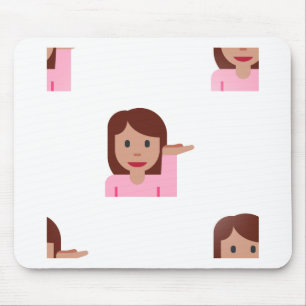 Frau Emoji Mousepad