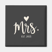 Frau Est. 2025 Ehemännisch Bride Verlobung Wedding