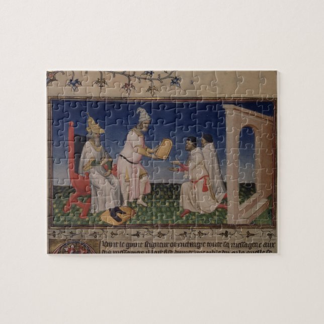 Frau Fr 2810 f.3v Kublai Khan (1214-94) seinen g (Horizontal)