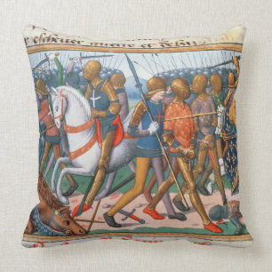 Frau Fr 5054 f.11 der Kampf von Agincourt, 1415, Kissen