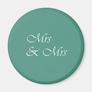 Frau & Frau Typografie Magnet