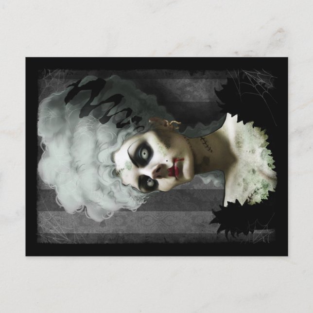 Frau Fright Postcard Postkarte (Vorderseite)