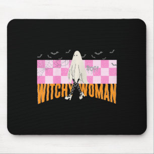 Frau Funny Halloween Costume Spooky Feminist Mousepad