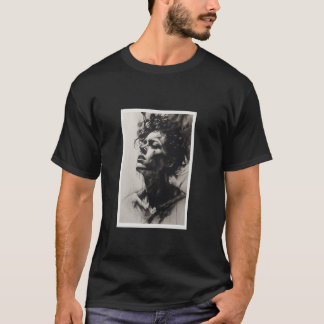 Frau Gemalt T-Shirt