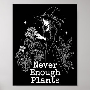 Frau genug Pflanzen _ botanischer Gärtner Poster
