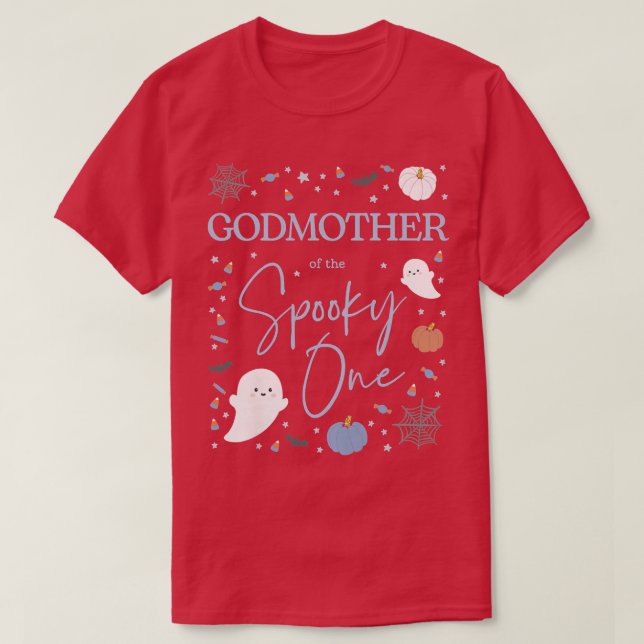 Frau Godmutter der Spooky One zum ersten Geburtsta T-Shirt (Design vorne)