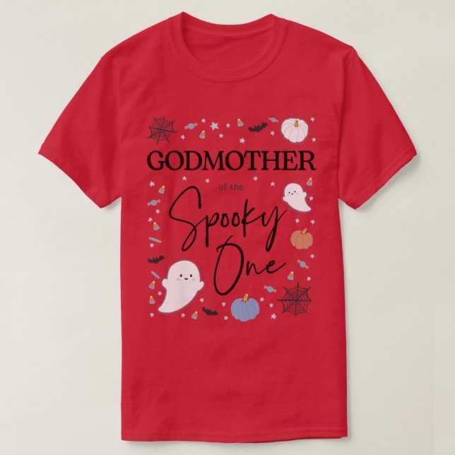 Frau Godmutter der Spooky One zum ersten Geburtsta T-Shirt (Design vorne)