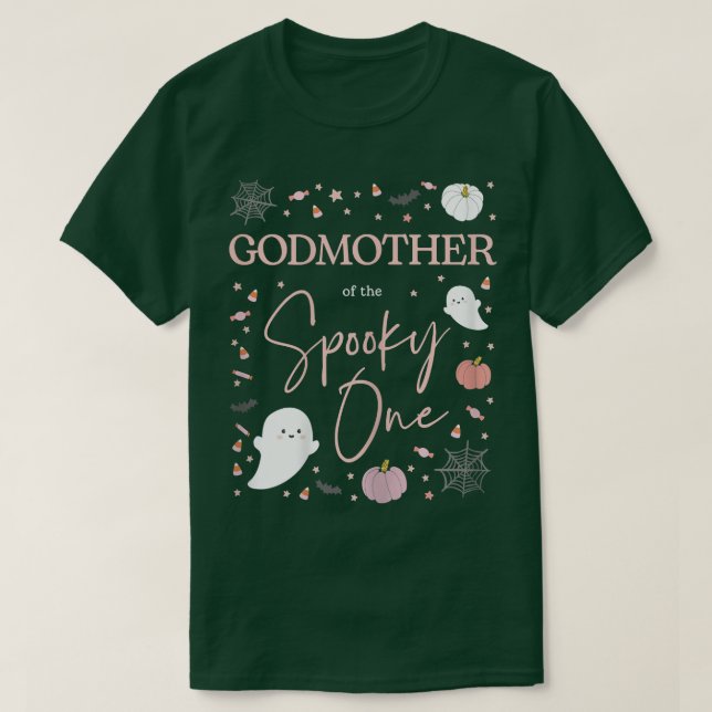 Frau Godmutter von Spooky One Girl Erster Geburtst T-Shirt (Design vorne)