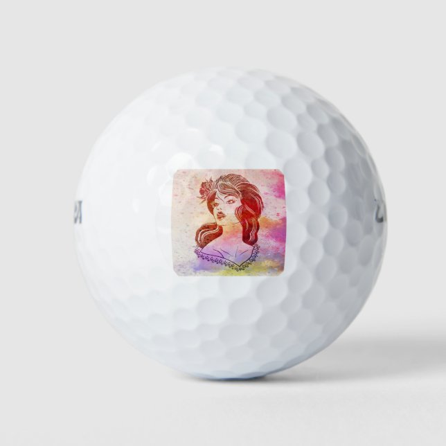 Frau Golfball (Vorderseite)