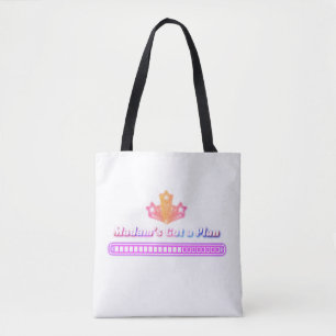 Frau Got einen Plan Patriotic Neon Style Tasche