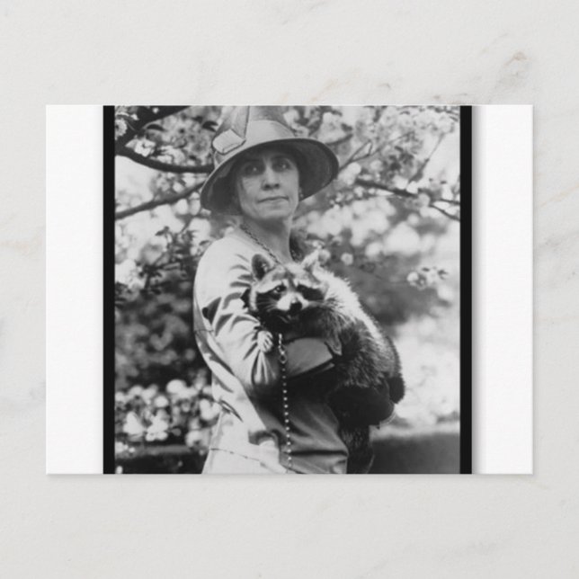 Frau Grace Coolidge Postkarte (Vorderseite)