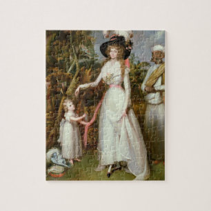 Frau Graham von Kinross, ihre Tochter und von