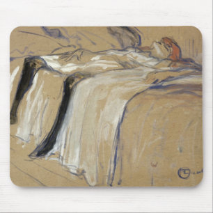 Frau Henrides Toulouse-Lautrec  , die auf ihrem Mousepad